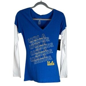 Pro Edge Women's UCLA Bruins Long Sleeve College Long‎ Sleeve T-Shirt Sz Med New
